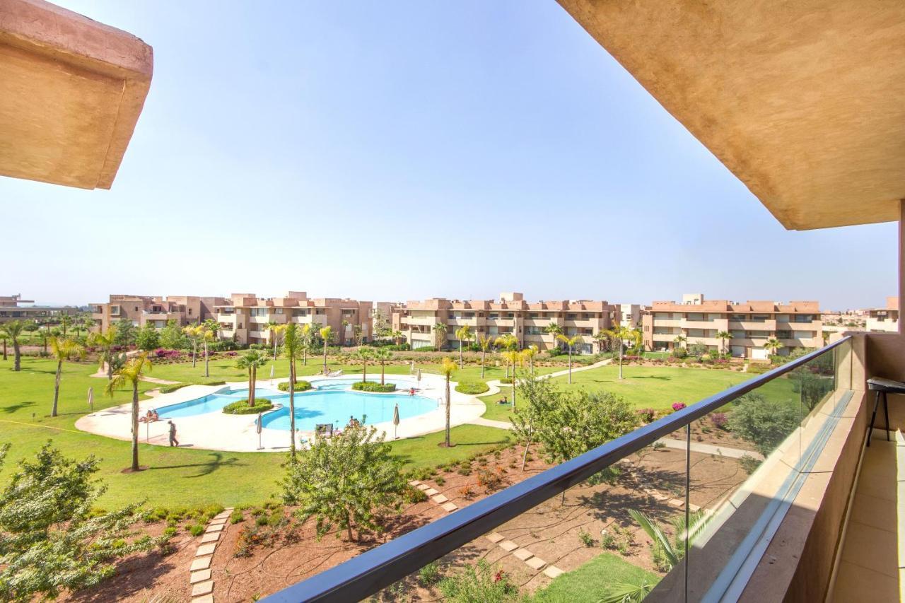 马拉喀什Lumineux Et Vue Degagee Sur Piscine A Prestigia公寓 外观 照片